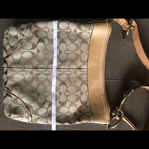 Coach Signature Logo Shoulder Bag - Picture 6 of 9